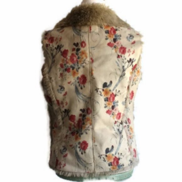 Per Una Faux Fur Vest-Sz S NWT - Picture 4 of 4